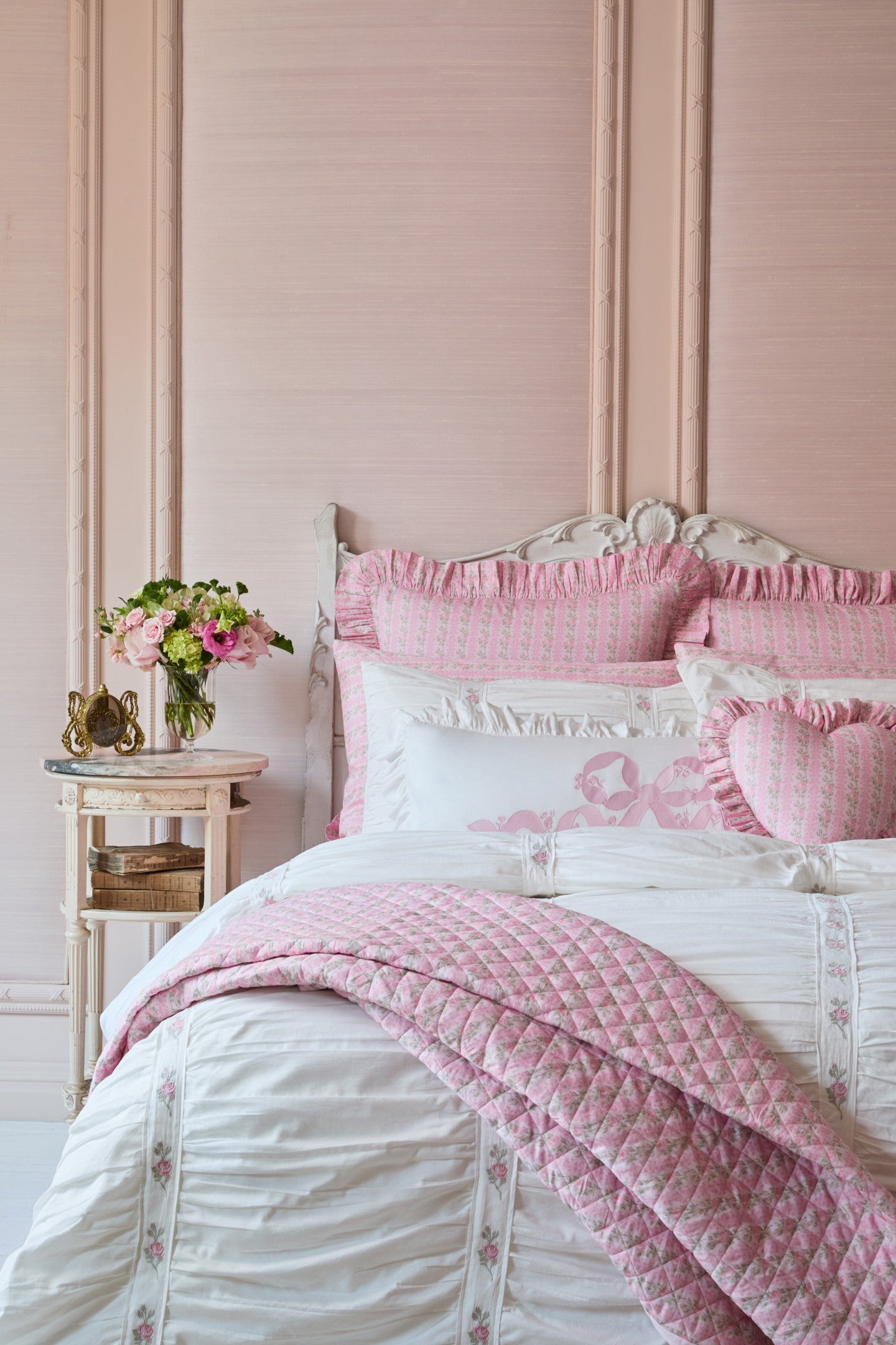 Forever In Love Ruffle Euro Sham Set Of 2