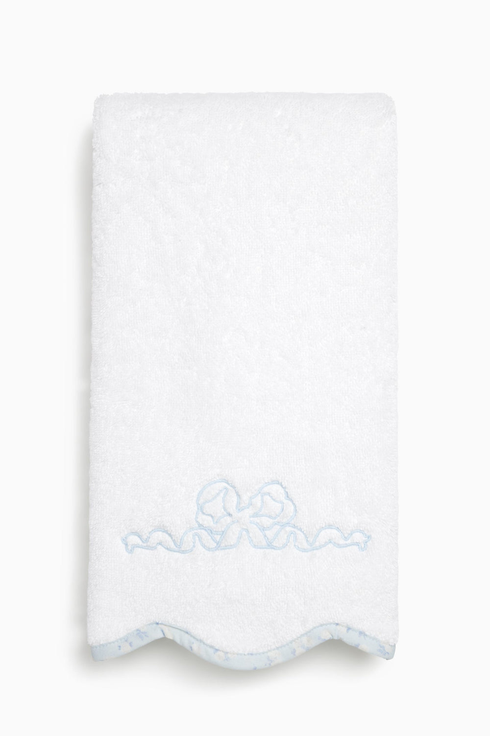 Bow-Embroidered Hand Towel
