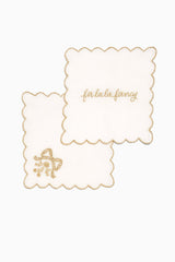 Gilded Bow Cocktail Napkins - Set Of 4