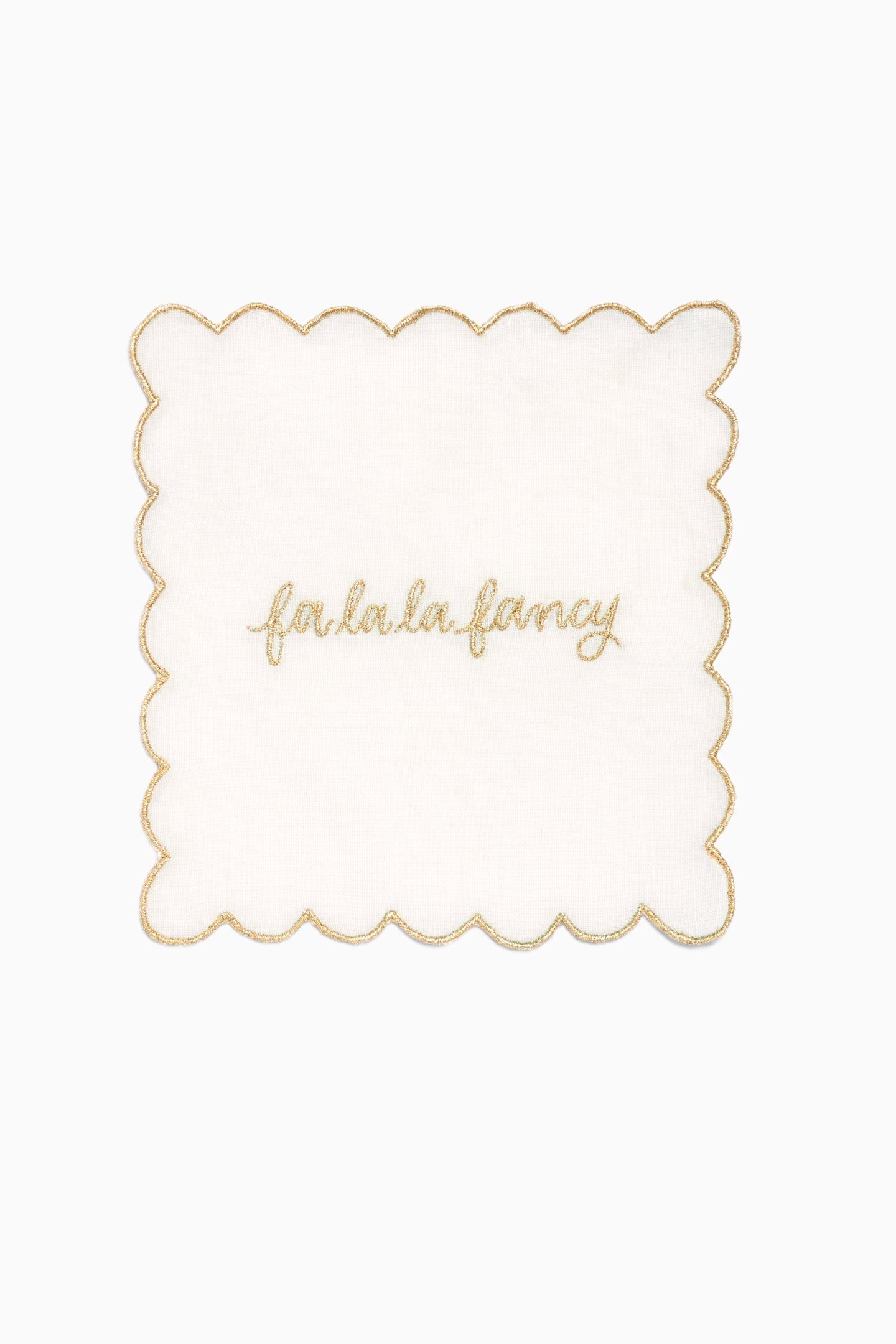 Gilded Bow Cocktail Napkins - Set Of 4