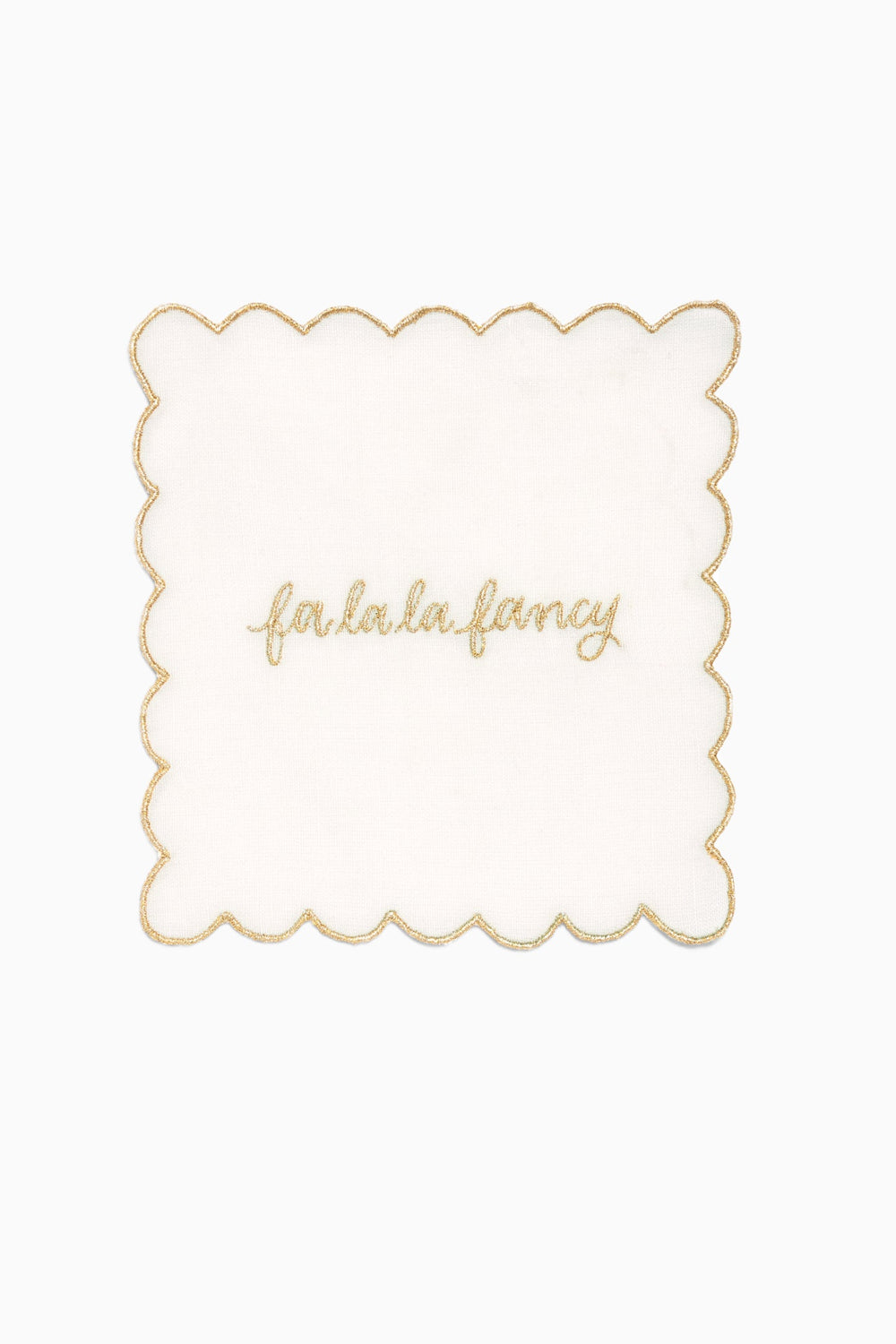 Gilded Bow Cocktail Napkins - Set Of 4